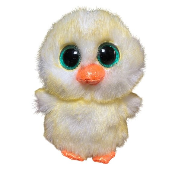 Ty Beanie Boos "Lemon Drop" Plush Chick Stuffed Animal - Picture 3 of 15